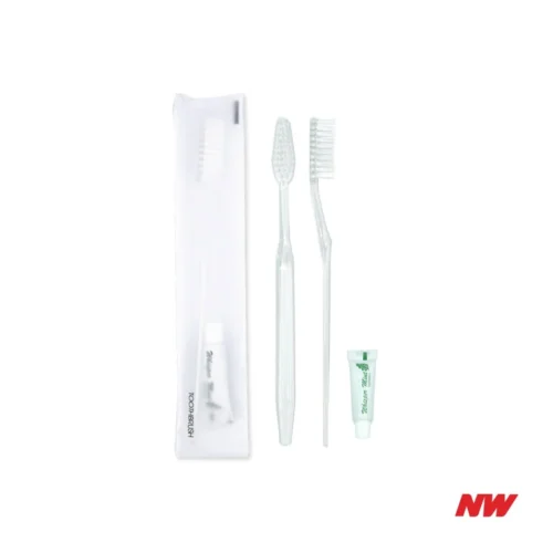 D CPE Dental Kit Dental Kit-Toothbrush with 5gToothpaste - In CPE Bag (500packs)