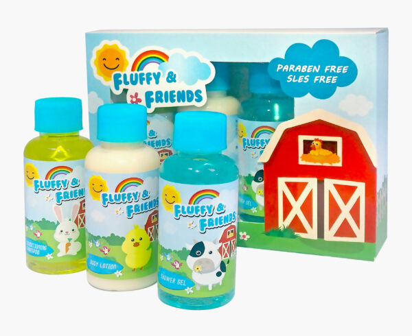 FLUFFY & FRIENDS Baby / Children Bath Care 3-in-1 Set