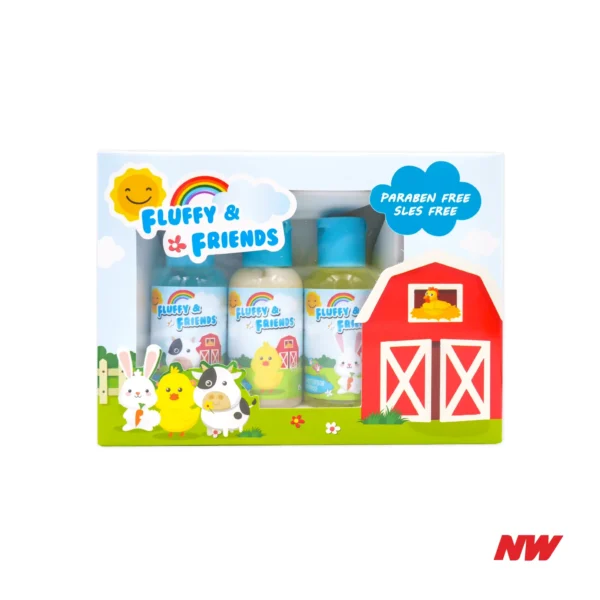 FLUFFY & FRIENDS Baby / Children Bath Care 3-in-1 Set (50sets)