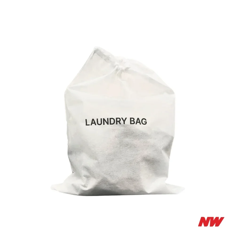 Eco-Friendly Non-Woven Laundry Bag with Drawstring Closure